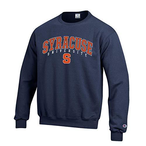 Champion Syracuse University NCAA Crewneck Sweatshirt, Navy - TeeShirtUniversity.com