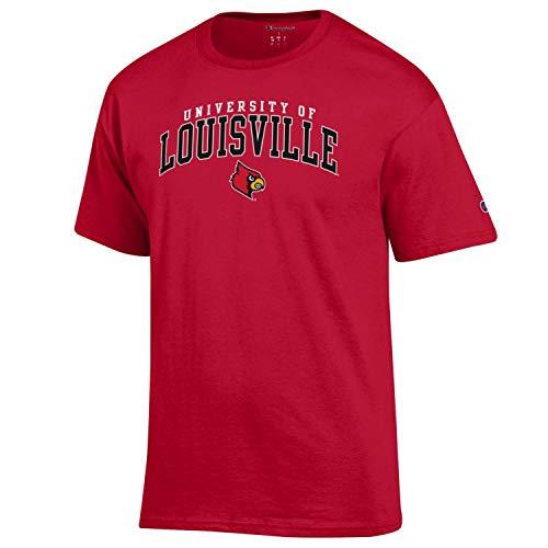 Champion University of Louisville Cardinals NCAA T Shirt - Red - TeeShirtUniversity.com