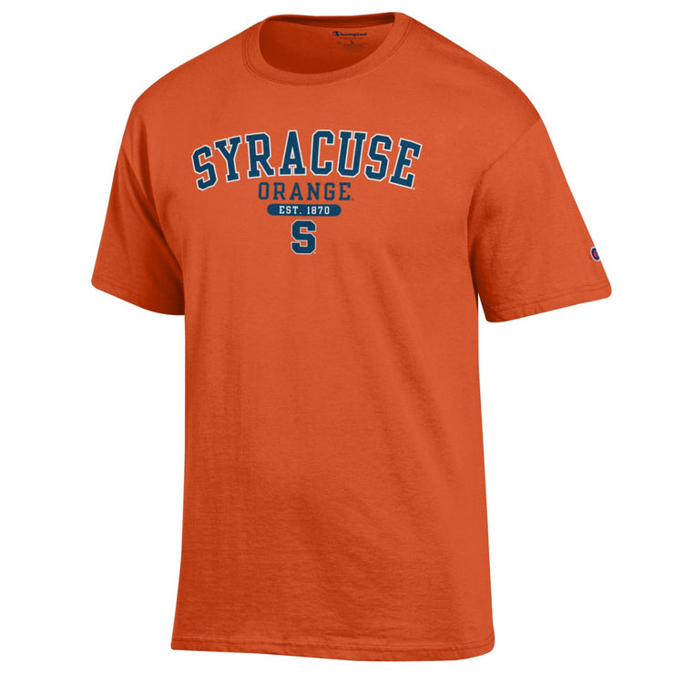 Syracuse Orange est 1870 "S" T shirt NCAA Orange - TeeShirtUniversity.com