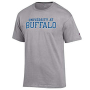 University at Buffalo Wordmark NCAA T-Shirt- Gray - TeeShirtUniversity.com