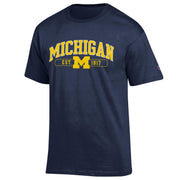 University of Michigan Wolverines T shirt NCAA Navy Blue - TeeShirtUniversity.com